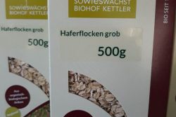 Biohof Kettler - Haferflocken grob - 500g